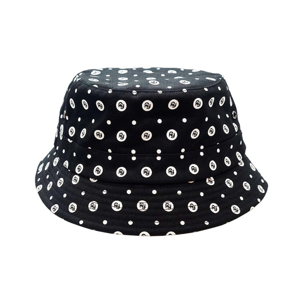 The Fresh Yard - FY Polka Dot Bucket Hats (black)