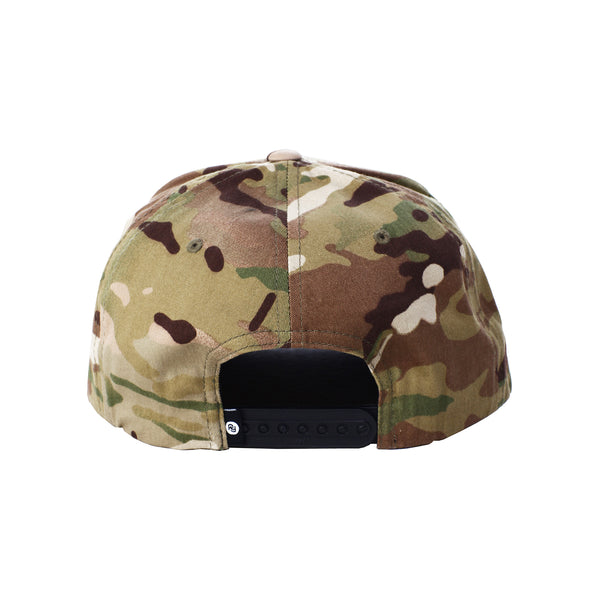 FY Leather Patch Hat (green camo)