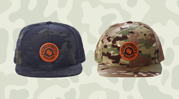 New FY Camo Hats Available Now
