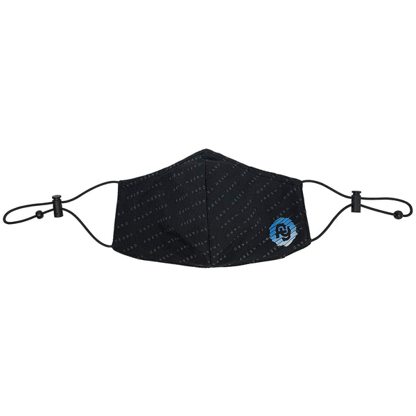Fresh Yard Repeat Face Mask (black)